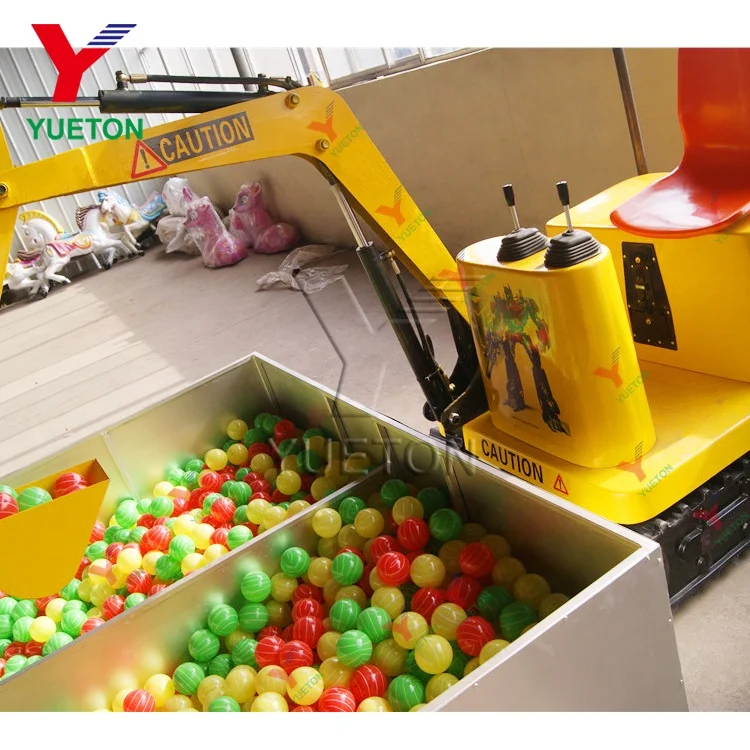 Kids Small Amusement-Park Ride on Excavator