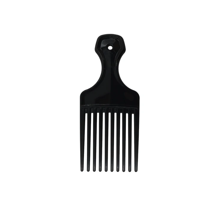 Парикмахерские парикмахерские маленькие пластиковые индивидуальные расческа для волос с принтом афро расческа