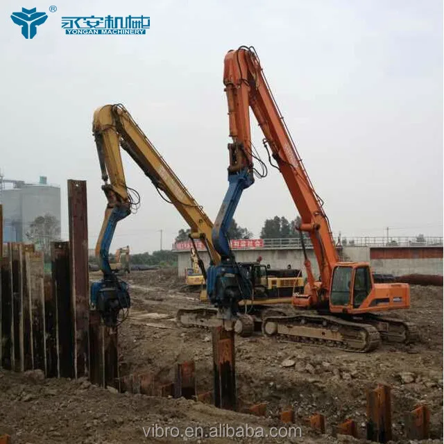Piling hammers V-400 excavator mounted piling machine