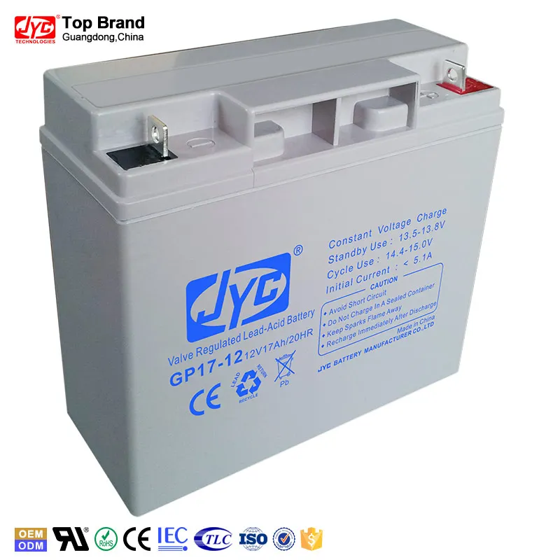 Maintenance Free Sealed Lead Acid Battery 12v 17ah 20hr Battery for UPS Uninterruptible Power Supplies