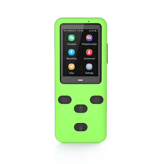 4G pocket mobile voise tranlator language, button key phone translation device support english offline translating dictionary