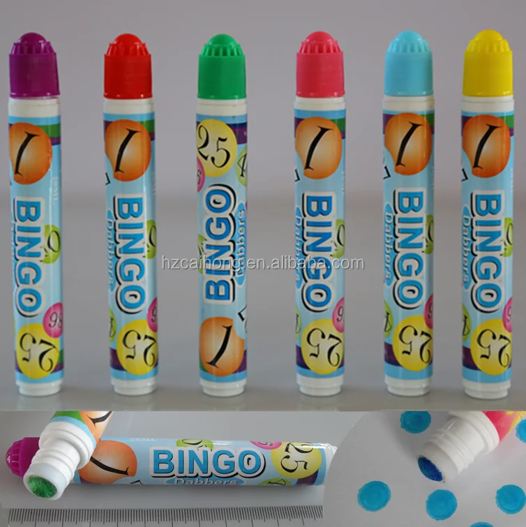 Small capcity bingo daubers marker products-20ml CH2807 fluorescent ink dauber,unique bingo dauber,mini size&high quality