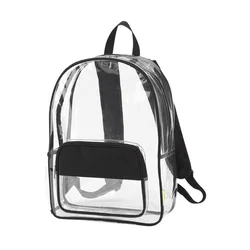 Wholesale Custom Clear Schoolbag Storage Personalized Pvc Transparent Backpack For Kids