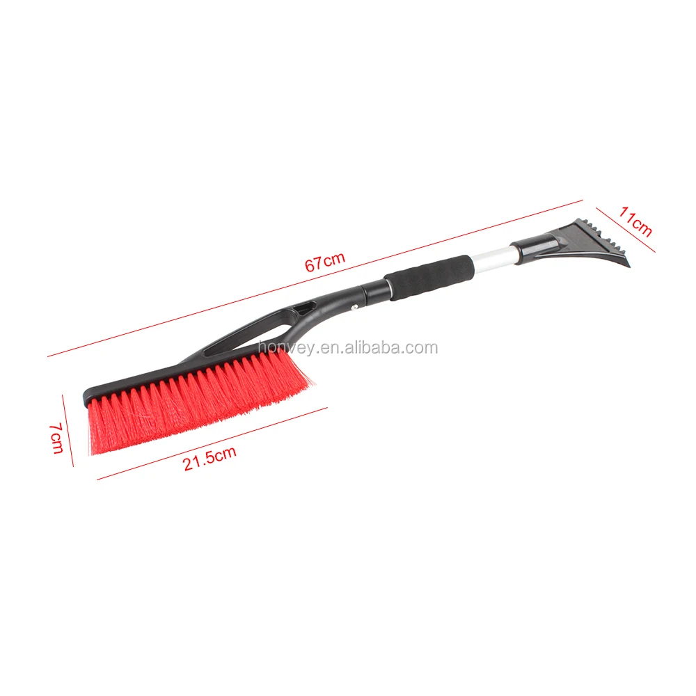 Retractable Winter Car Vehicle Snow Ice Scraper Shovel Removal Brush Shovels Squeegee 2 in 1