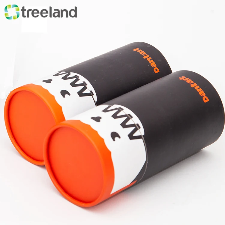 Factory Direct Sale Cylinder Paper Jar Food Safe Candy Package