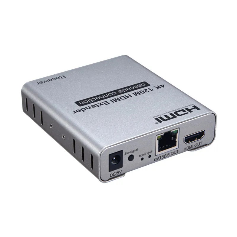  HDMI-удлинитель 120 м 4K/30 Гц по cat5e/cat 6 каскадное соединение go без переключателя 4K 120M
