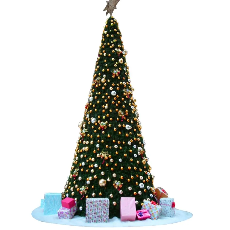 Festival Led Solar Giant Outdoor Street Christmas Tree For Xmas Decoration