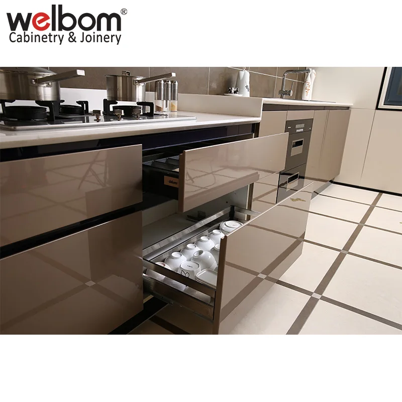 Welbom High Gloss Kitchen Cabinets Finish Reviews