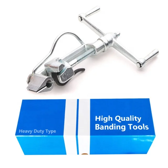hand operated metal banding tool for bundle cable
