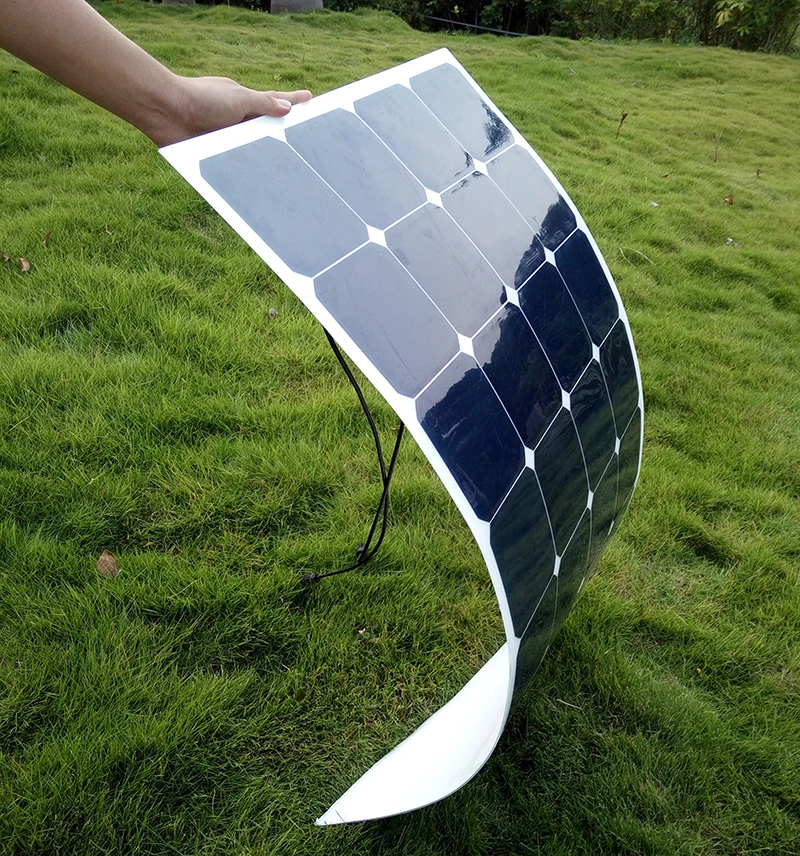 High Efficient Flexible Sunpower Solar Panel 100W (PET)