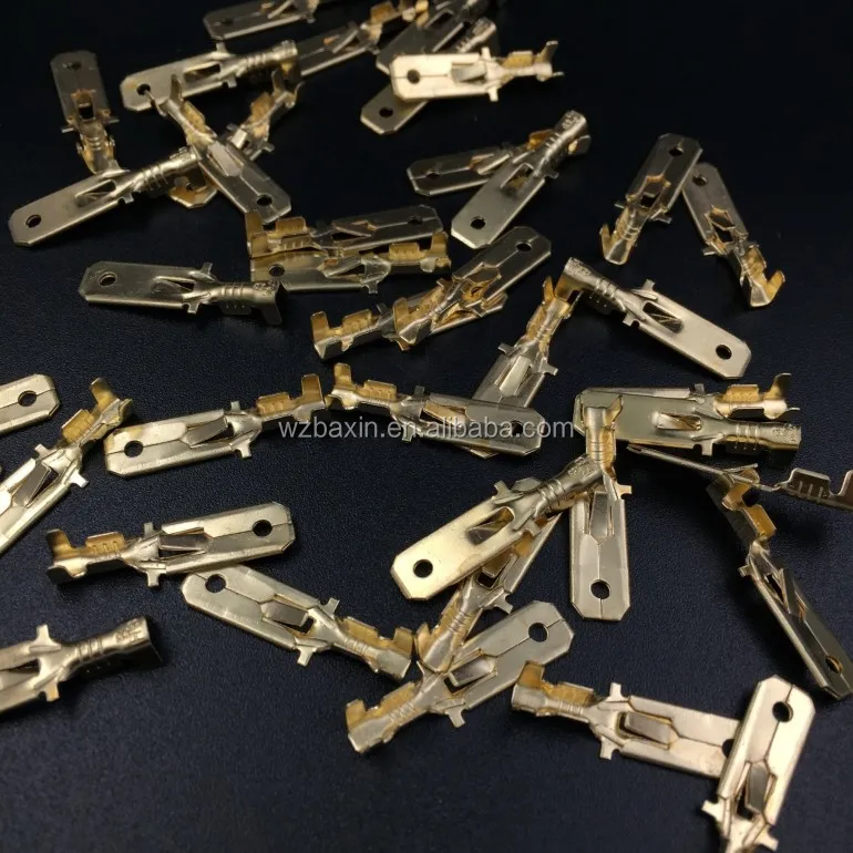 DJ611-6.3A/B/C латунь цвет мужской tab терминал 250/6 образования легкой пены. 3 tab терминал