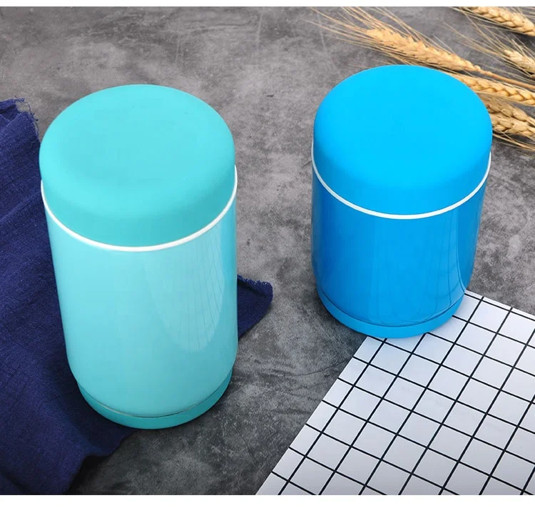 
16oz customized colors double wall stainless steel thermos food jar 
