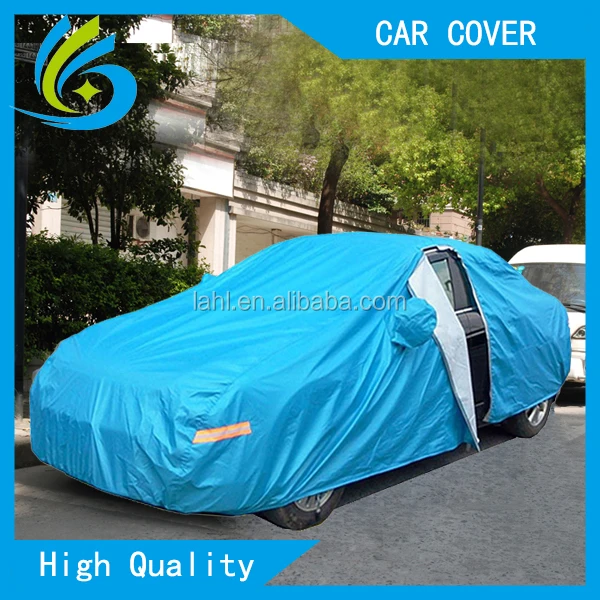 HUILONG ten years factory PEVA&PP cotton waterproof breathable fabric heated sewing car cover automatic