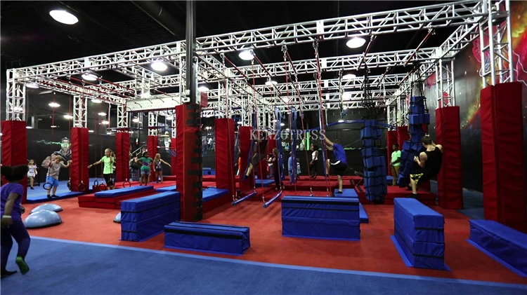 American indoor and outdoor ninja warrior adventure