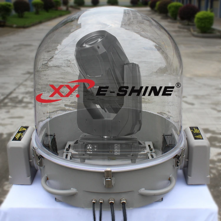 IP54 outdoor waterproof plastic moving head dome rain cover for sharpy stage light