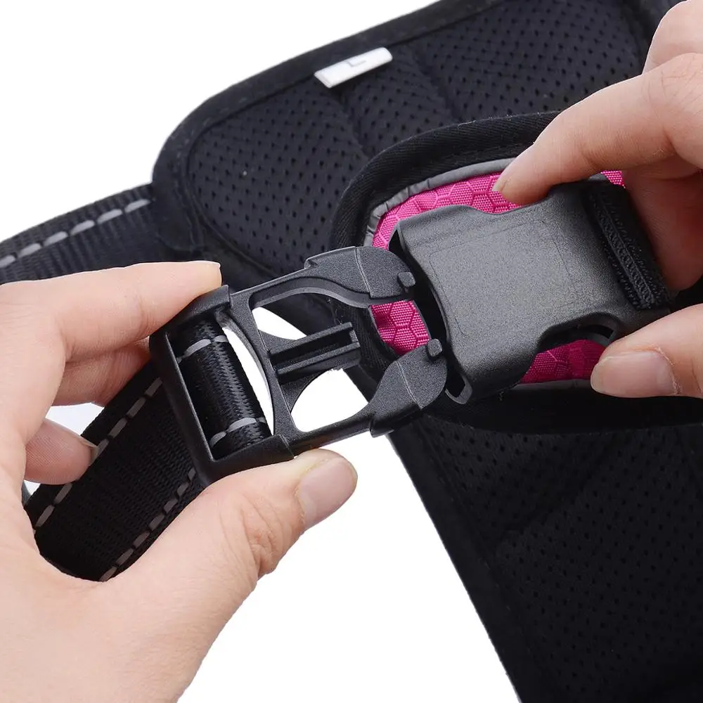 Wholesale New Design Service Adjustable Soft Padded Nylon Big Dog Harness with Lift