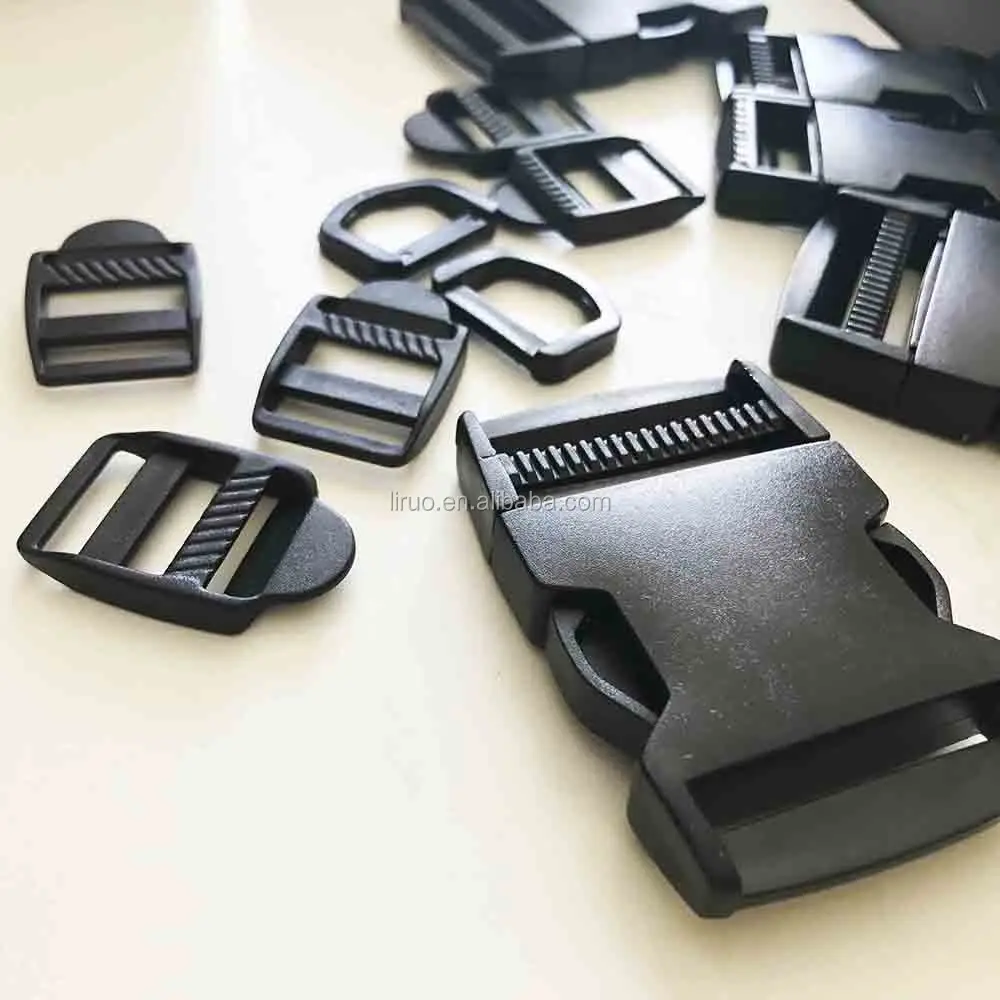 Hot Selling Black Webbing Plastic Cam Buckle