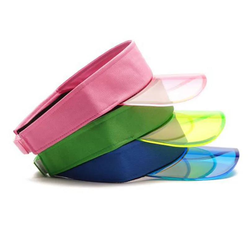 TEEMERRYCA Wholesale Outdoor Sport Women Fashion Summer PVC Sun Visor Caps Baseball Cap for Golf Running Tennis Trucker Hats