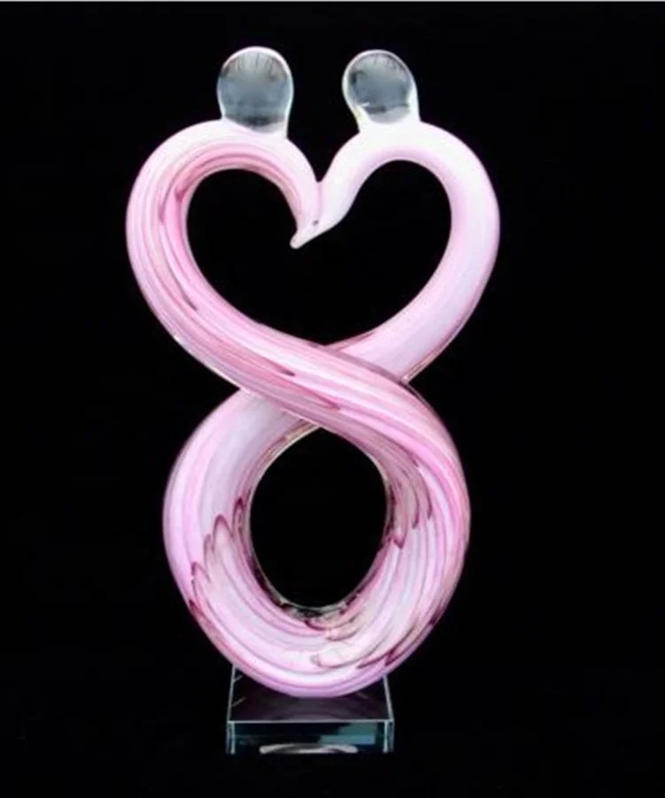 Modern hand blown art murano glass sculptures