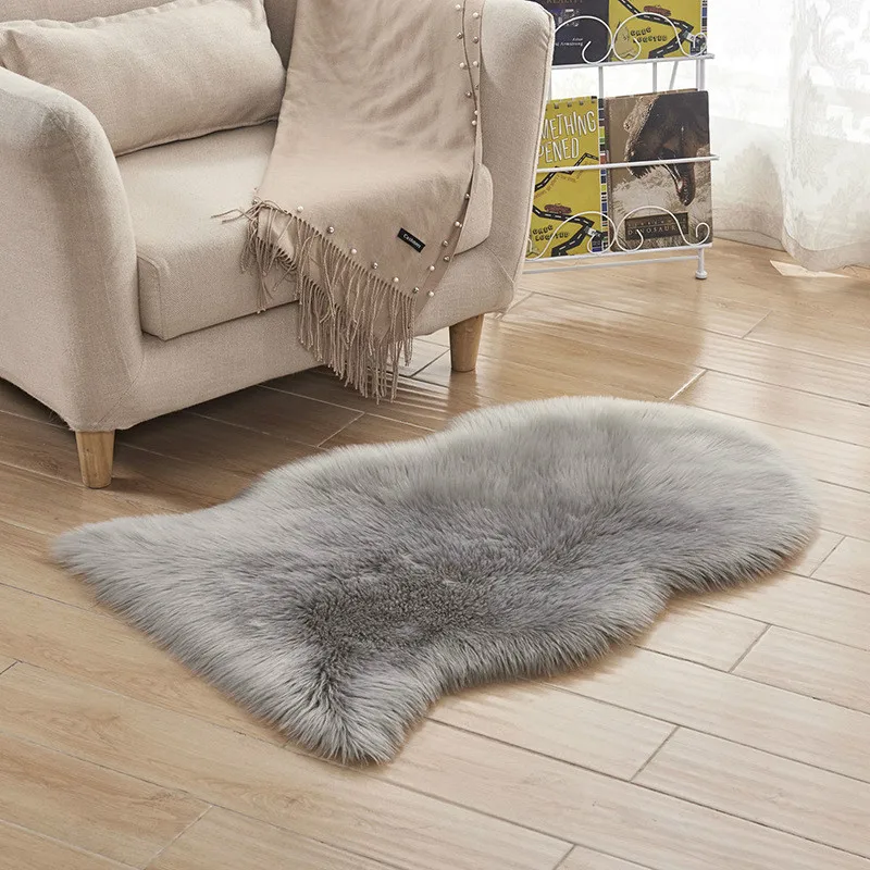 wholesale hot selling on high quality  faux  fur area  rugs