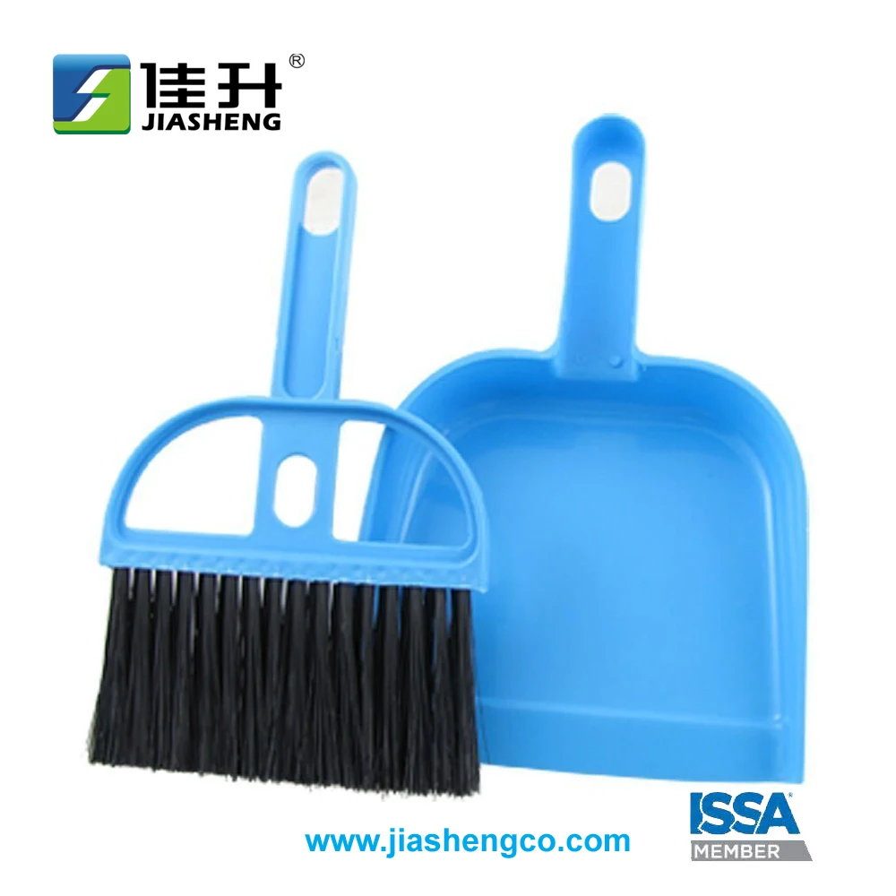 Plastic Mini Corner Cleaning Tool Broom and Dustpan 2 in 1 Set for desk