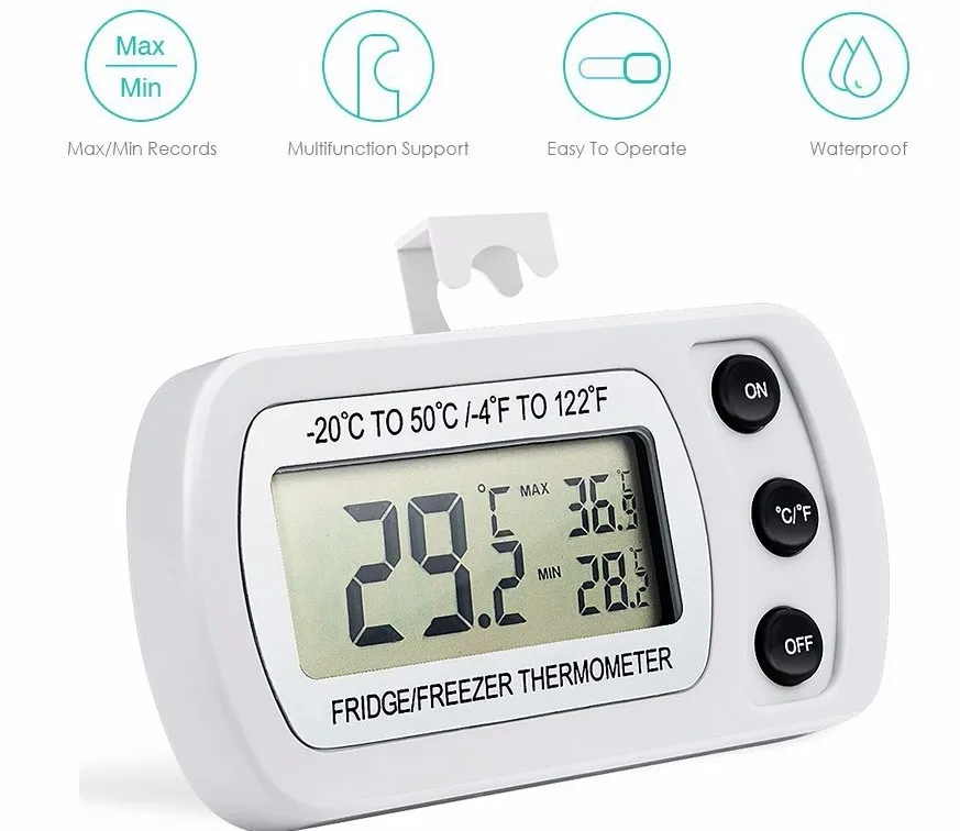 Refrigerator Thermometer Digital Temperature instruments  Freezer Fridge Thermometer