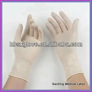 Латексные перчатки для осмотра, дешевые нестерильные медицинские одноразовые