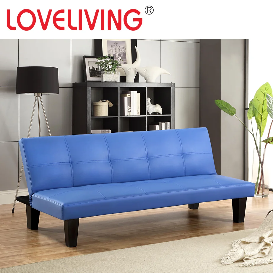 Loveliving Sofa Bed Wholesale Cheap Economic Blue Modern Living Room Sofa Livingroom Furniture Living Room Furniture,three Seat