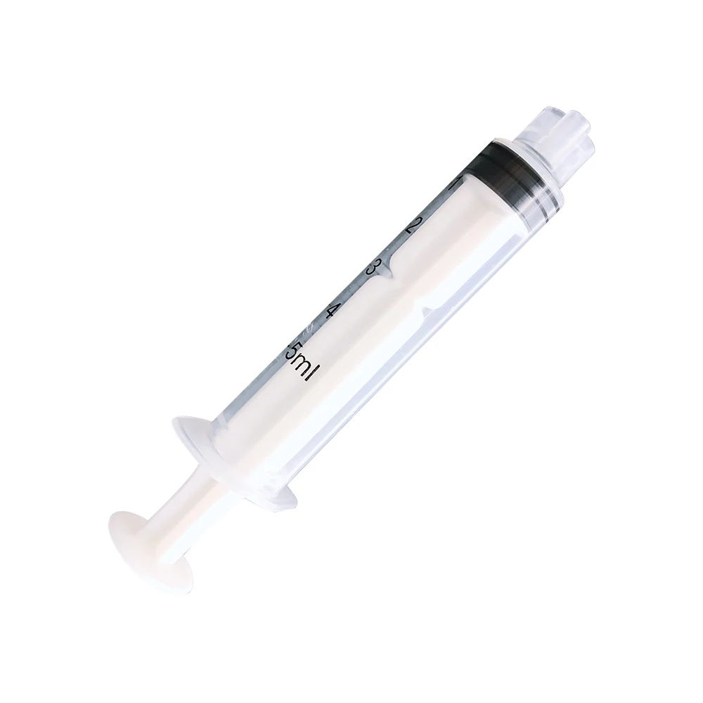 5CC  Industrial  American Manual  Luer Lock Plastic Disposable Syringe Bottle Liquid Adhesive Glue Dispenser Syringe