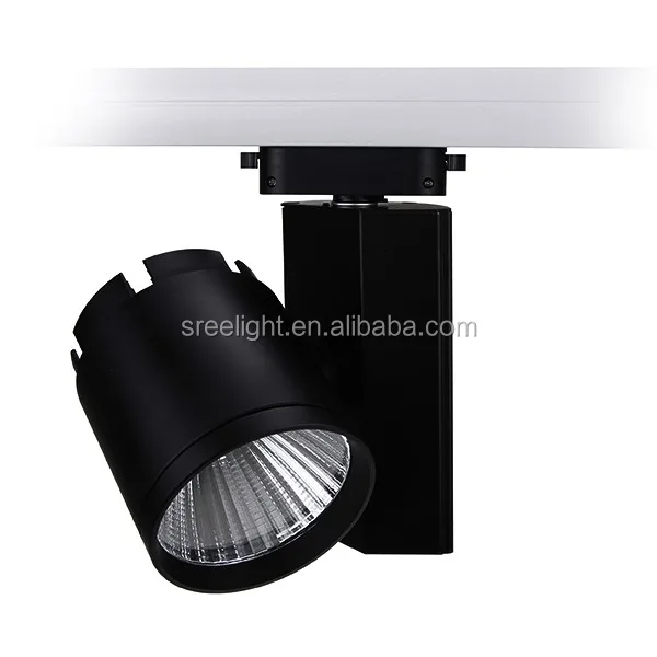 Dimmable cob led track light 4 rail spot cri90 Good Quality 30w 40w 20w COB Led Track Light
