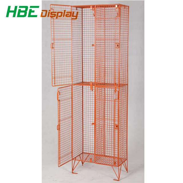 Шкаф для одежды две двери проволочной сетки шкафчик