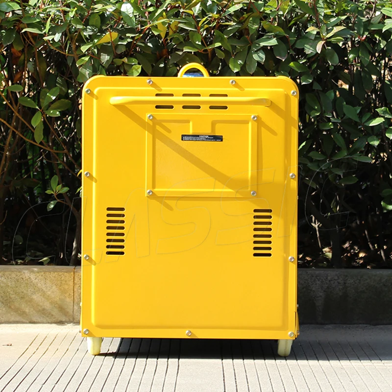 BISON CHINA 4200 Watt Super Silent 4.2 KW Generator, Portable Home Use Diesel Powerful 3 Phase Diesel Silent Generators