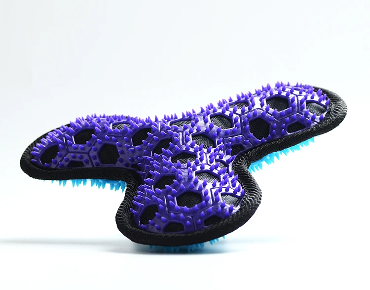 
Hot sale interactive dog toy Durable Oxford TPR flying disc Dog Funny toy flying Triangle toy PTT21089 