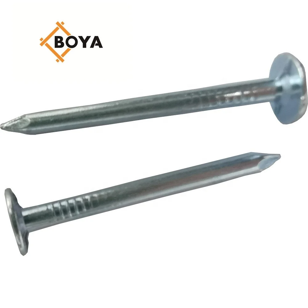 E.g 1 1/4 Wire Weld Coil Roofing Clout Nails for Pallet 114 Weld Coin Nails