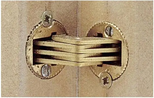 furniture hardware cabinet antique brass butterfly invisible door mini zinc alloy hinge