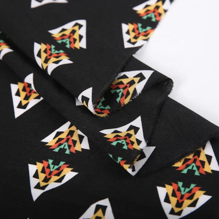 
wholesale new design100polyester custom print moss yoryu crepe chiffon fabric price per meter for dress 