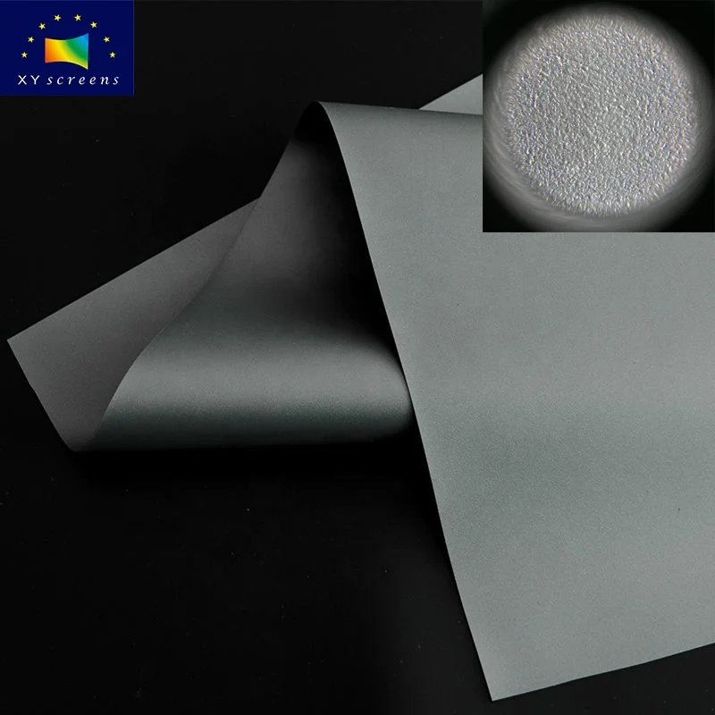 Проекционный экран из ПВХ, парусина, освещение окружающей среды, отклоняющаяся ткань, XYSCREENS, Черный Кристалл