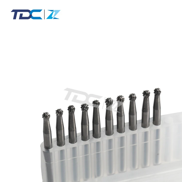 Various head shape tungsten carbide burrs set with 8 pcs