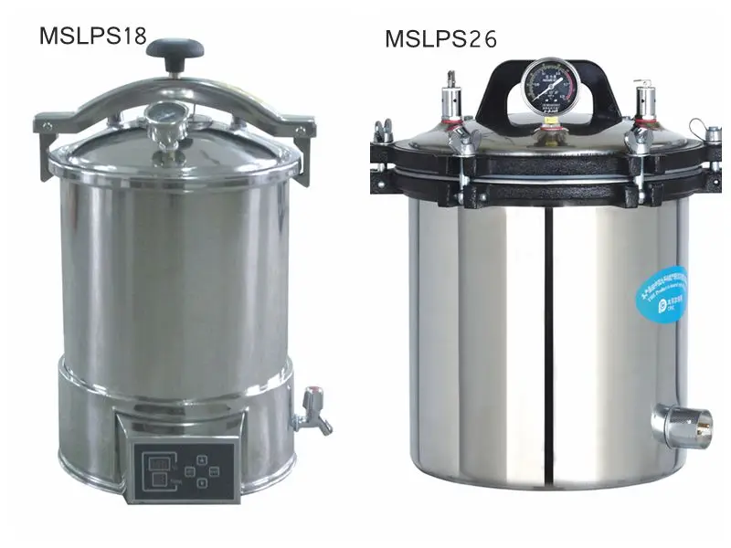 Portable pressure steam sterilizer autoclave price / Electric or heated horizontal steam sterilizer