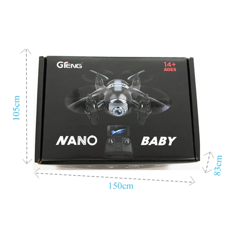 Newest Arrival T906W 2.4G Mini RC Toys Drones With 0.3MP Wifi Camera