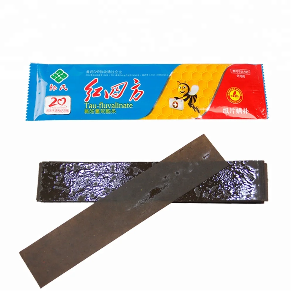 Высокоэффективная пчелиная медицина Varroa Mite fluvalinate strip в beehive