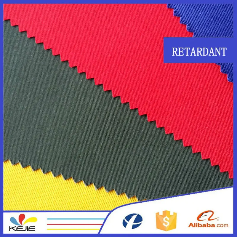 Xinxiang kejie 100 cotton fabric wholesale Fire Retardant Cotton Twill Fabric