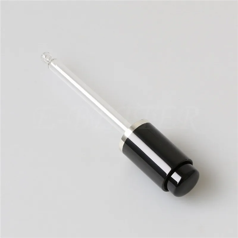 24/410 anodized aluminum push button dropper cap for bottle