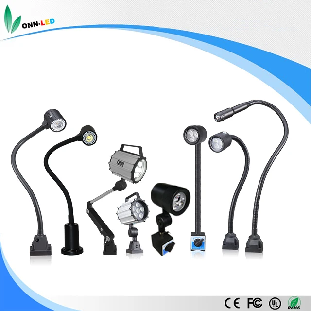 ONN-M3M 24v Cnc Machine Work Lamp / Magnetic Base Gooseneck Work Light