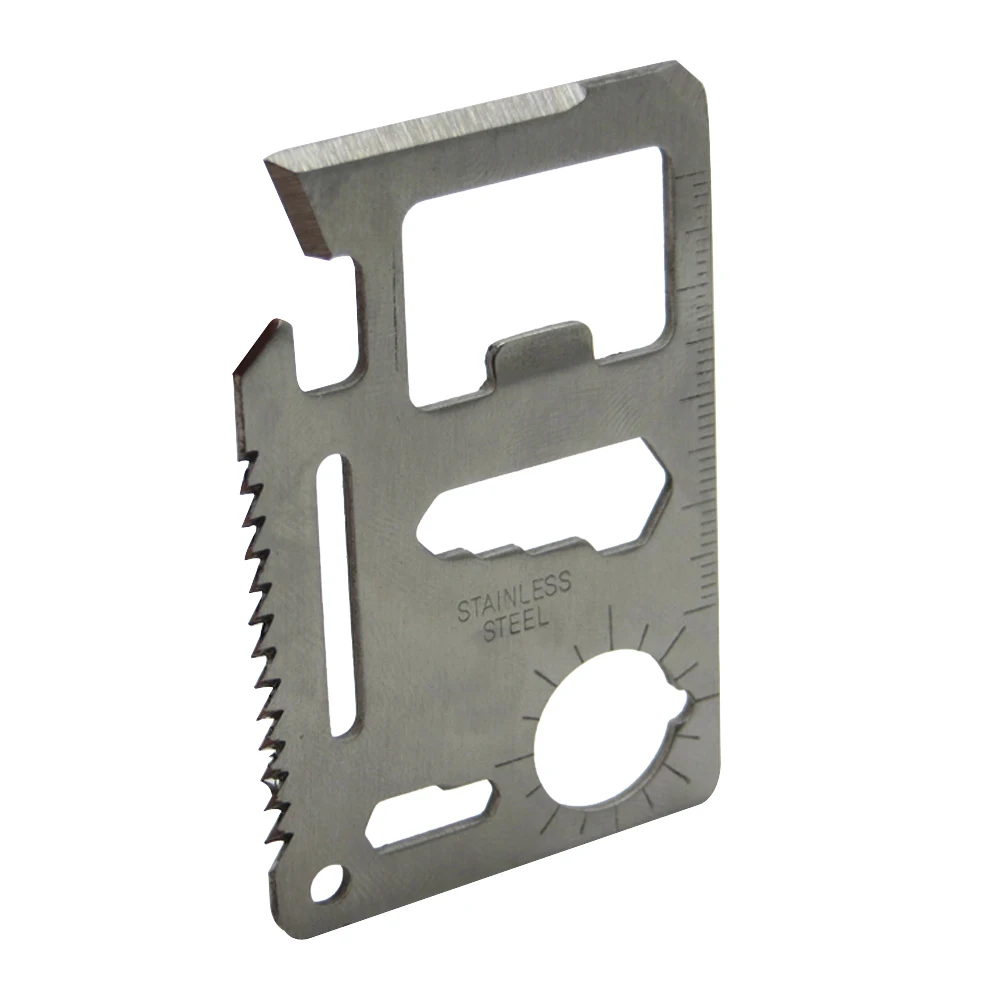 Outdoor Camping Survival Tool 11 in 1 Credit Card  Knife