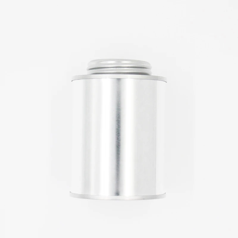 
OEM printed screw top metal round tin can 