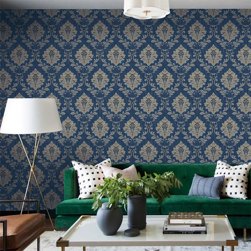 Wallpaper for home decoration golden wall paper