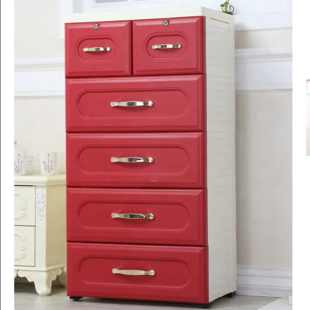 Оптовая продажа, 5 ярусов, ящик для хранения, пластиковый шкаф