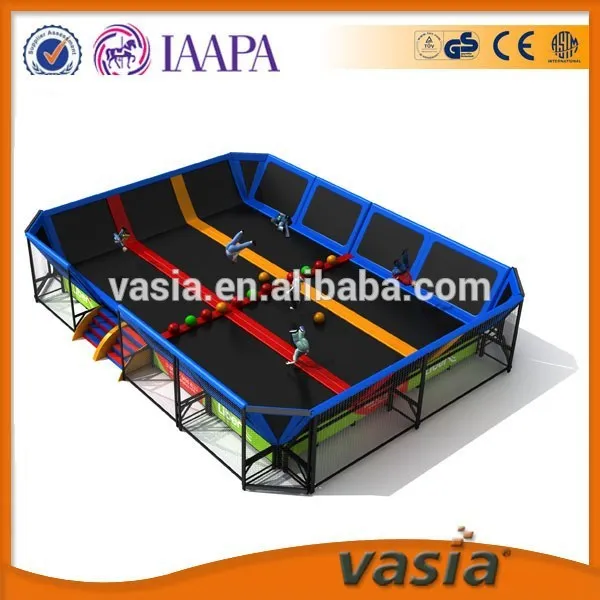 профессиональный батут используется в батут парк