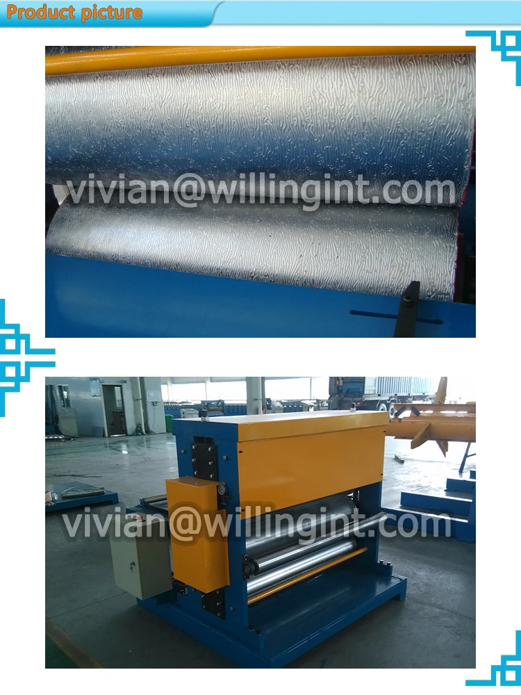 2017 new embossing machine for metal sheet, used embossing machine